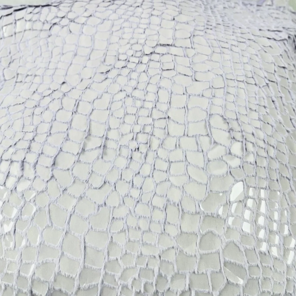 Brentwood Originals Pillow Lavender Shiny Croc Texture 20